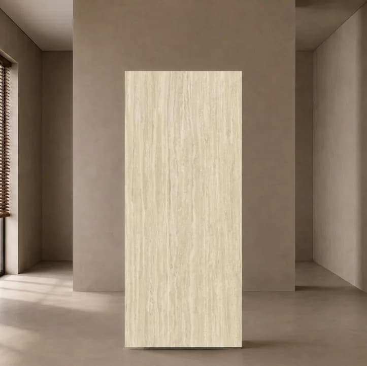 Travertino Romano Sand 162x324cm HAMMERED