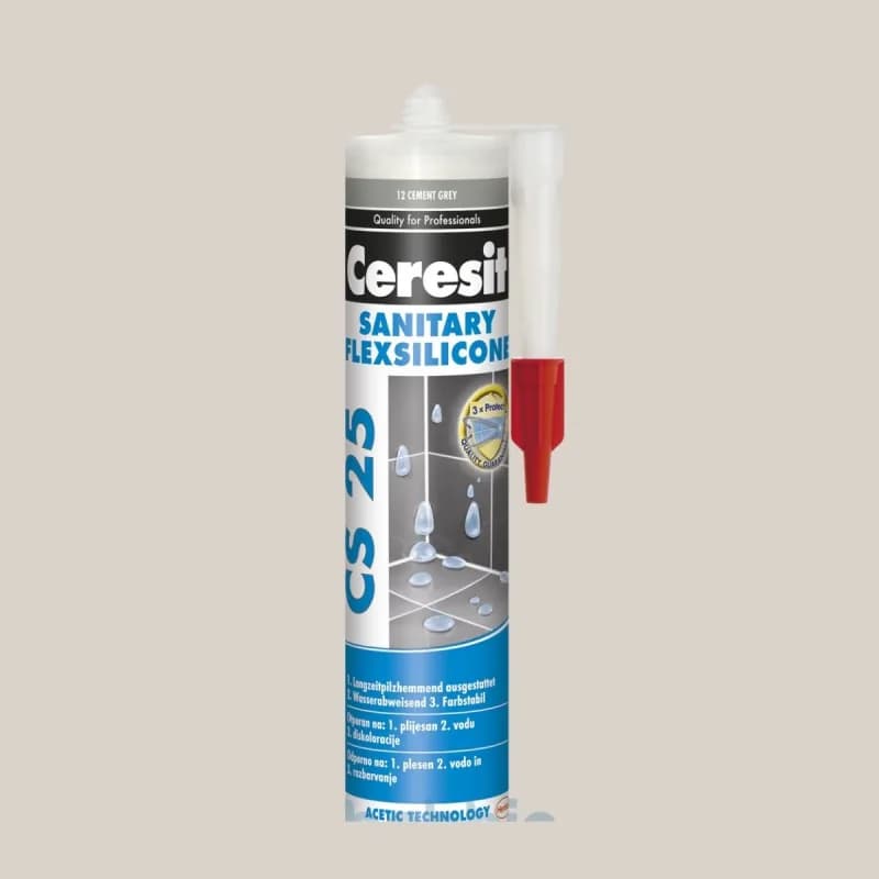 SANITARNI SILVER SILIKON 280ML Ceresit